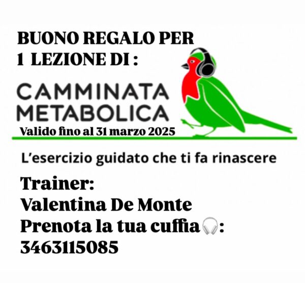 ValeFlow_buono camminata metabolica